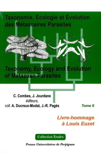 Taxonomie, écologie et évolution des métazoaires parasites