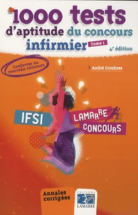 1000 tests d'aptitude du concours d'infirmier