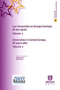 Les Universités en Europe centrale, 20 ans après