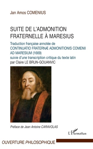  Comenius - Suite de l'admonition fraternelle à Maresius.