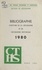 Bibliographie d'histoire de la géographie et de géographie historique (1980)