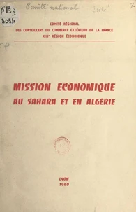 Mission économique au Sahara et en Algérie, 7-14 novembre 1959