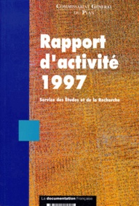  Commissariat Général du Plan - Commissariat général du plan - Rapport d'activité 1997.