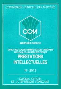 MARCHES PUBLICS N° 2012 : PRESTATIONS INTELLECTUELLES.