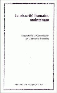 La sécurité humaine maintenant