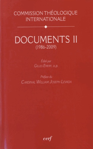  Commission Théologique - Documents - Volume 2 (1986-2009).