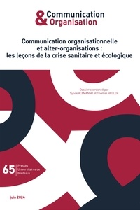 Sylvie Alemanno - Communication organisationnelle et alter-organisations - Les leçons de la crise sanitaire et écologique.