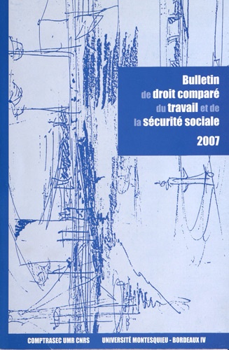 Philippe Auvergnon et Isabelle Daugareilh - Bulletin de droit comparé du travail de la sécurité sociale 2007 : Le travail en prison.