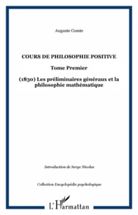 Cours de philosophie positive