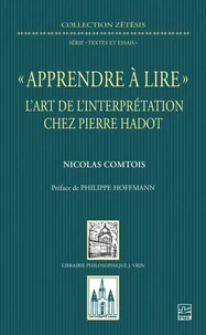 « Apprendre à lire »