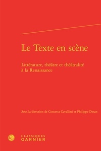 Sennaestube.ch Le Texte en scène - Littérature, théâtre et théâtralité à la Renaissance Image