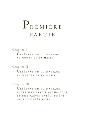 Rituel romain de la célébration du mariage  édition actualisée