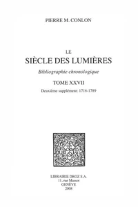 Le siècle des Lumières