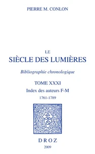 Le siècle des Lumières