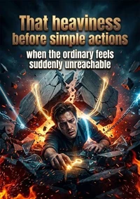 That heaviness before simple actions