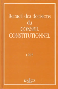 Recueil des décisions du Conseil constitutionnel