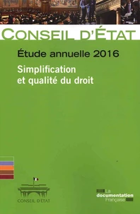 Simplification et qualité du droit
