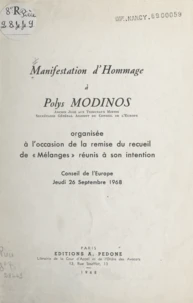 Manifestation d'hommage à Polys Modinos