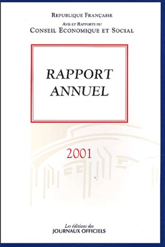  Conseil Economique et Social - Rapport Annuel 2001.