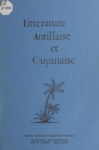 Littérature antillaise et guyanaise
