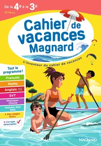 Cahier de vacances de la 4e vers la 3e