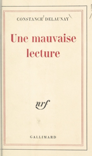 UNE MAUVAISE LECTURE