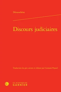 Discours judiciaires