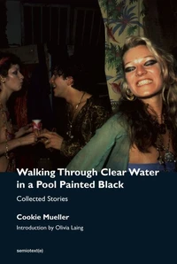 Walking through Clear Water in a Pool Painted Black