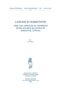 Langage et subjectivité
