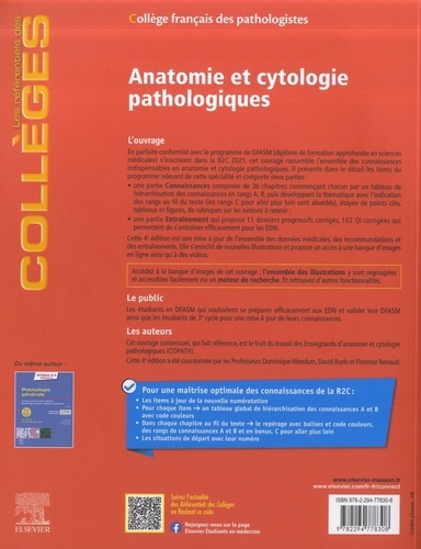 Anatomie et cytologie pathologiques. Rôle clé dans le diagnostic, l'évaluation pronostique et le traitement 4e édition