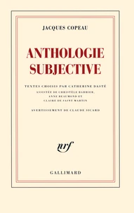 Une anthologie subjective