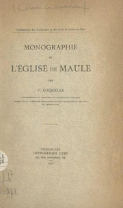 Monographie de l'église de Maule