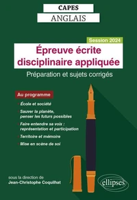 CAPES Anglais Epreuve écrite disciplinaire appliquée