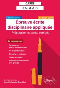 Epreuve écrite disciplinaire appliquée