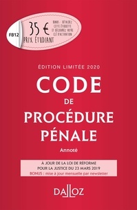 Coralie Ambroise-Castérot et Jean-François Renucci - Code de procédure pénale annoté 2020.