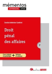 Coralie Ambroise-Castérot - Droit pénal des affaires.