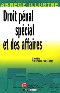 Coralie Ambroise-Castérot - Droit pénal spécial et des affaires.