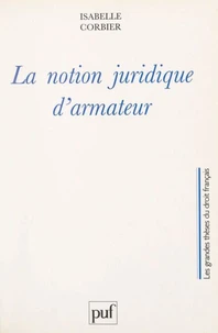La notion juridique d'armateur