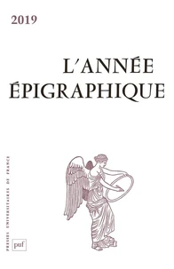 L'année épigraphique