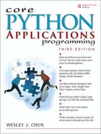 Core Python Applications Programming.