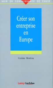 Corine Moriou - Créer son entreprise en Europe.