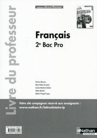 Corinne Abensour et Marie-Hélène Dumaître - Français 2e Bac Pro Grand Format Livre du professeur.
