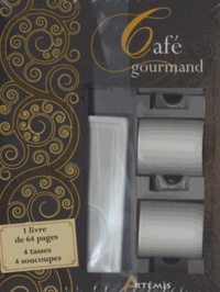 Corinne Chesne et Guillaume Mourton - Café gourmand - 1 livre de 64 pages, 4 tasses, 4 soucoupes.