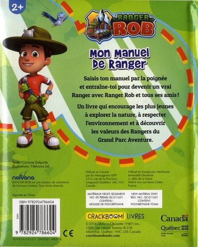 Ranger Rob, mon manuel de ranger de Corinne Delporte - Album - Livre -  Decitre