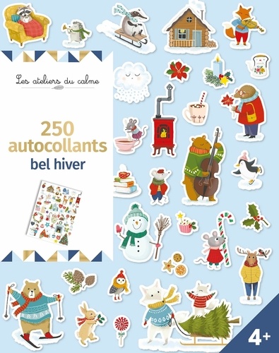 Bel hiver. Avec 250 autocollants