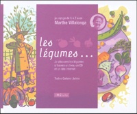 Corinne Jahier - Les légumes - Je voyage de A à Z avec Marthe Villalonga. 1 CD audio