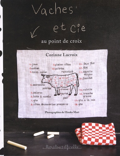Corinne Lacroix - Vaches et Cie - Au point de croix.