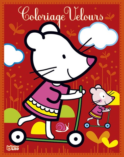 Corinne Lemerle - Coloriage velours - La petite souris.