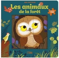 Corinne Lemerle - Les animaux de la foret - 5 puzzles 9 pièces.