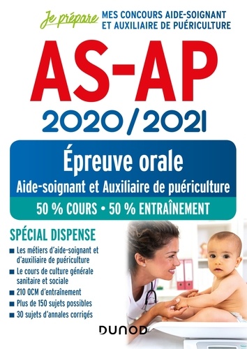 Corinne Pelletier et Charlotte Rousseau - AS-AP 2020/2021 - Epreuve orale - Concours Aide-soignant et Auxiliaire de puériculture - Spécial dispense.